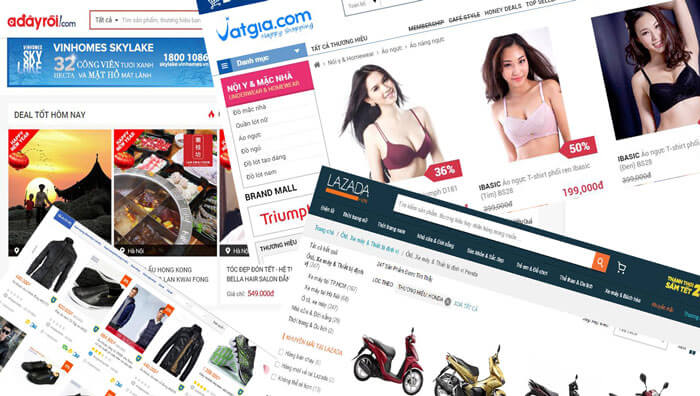 Các trang bán hàng online hiệu quả tại Việt Nam