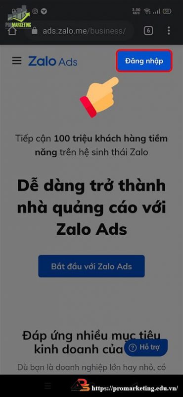 Ads Zalo cách tạo tài khoản quảng cáo zalo chi tiết 2022